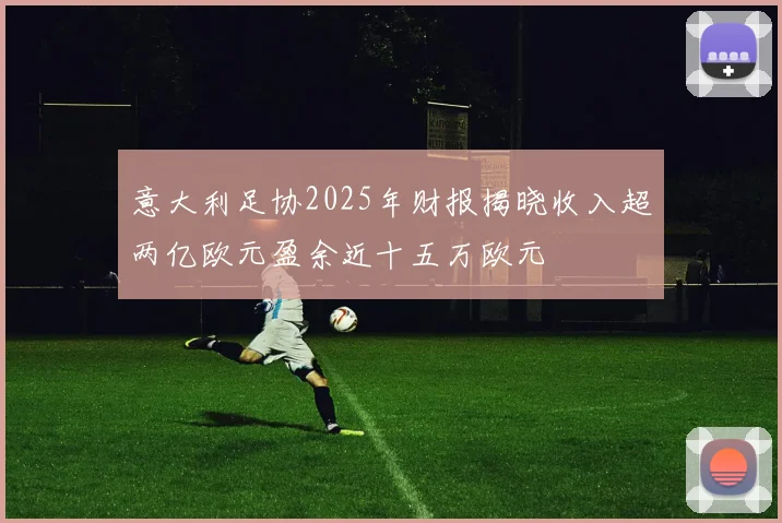 意大利足协2025年财报揭晓收入超两亿欧元盈余近十五万欧元
